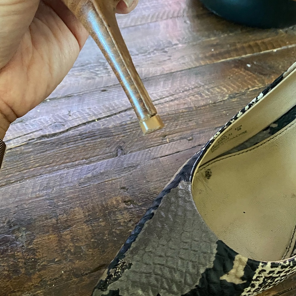 Coach Smith Python Pump Fog Size 6 - image 7